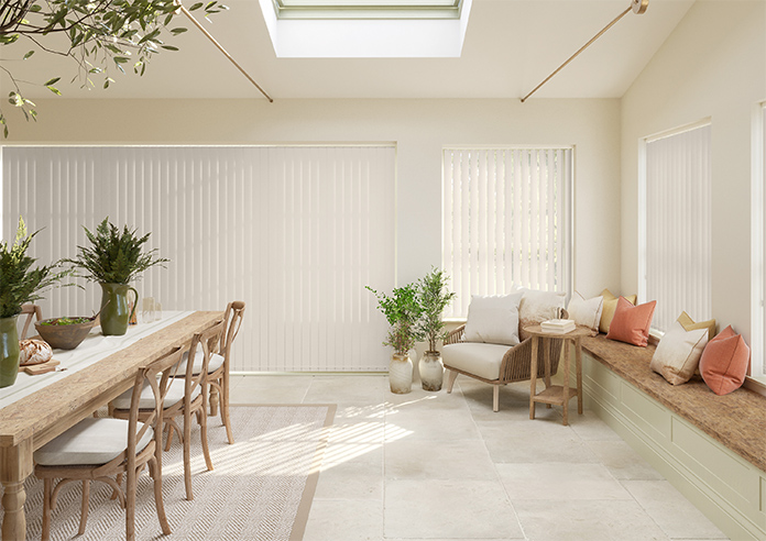 Toulouse (Blackout), Textured Brown - Vertical Blind - Image 9